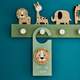 4MURS Déco de porte Fun jungle Multicolore
