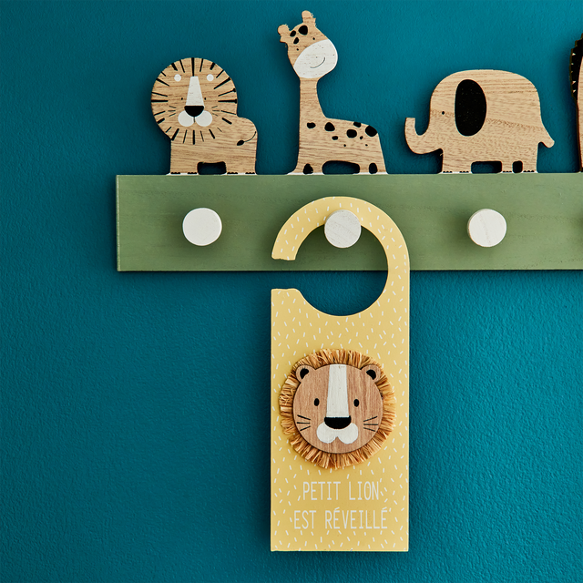 4MURS Déco de porte FUN JUNGLE coloris multicolore