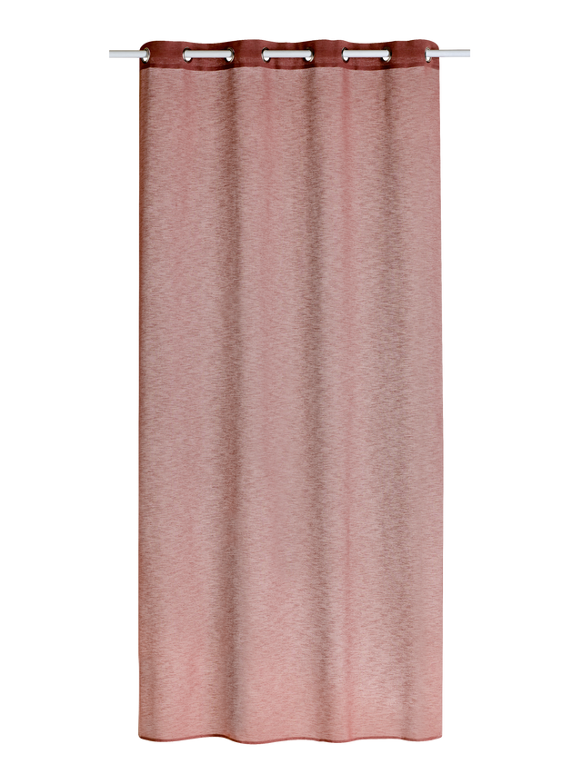 Voilage LILOU coloris terracotta 140 x 260 cm