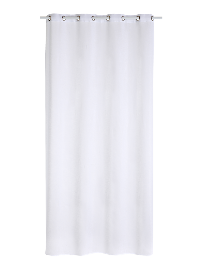 Voilage LILOU coloris blanc 140 x 260 cm