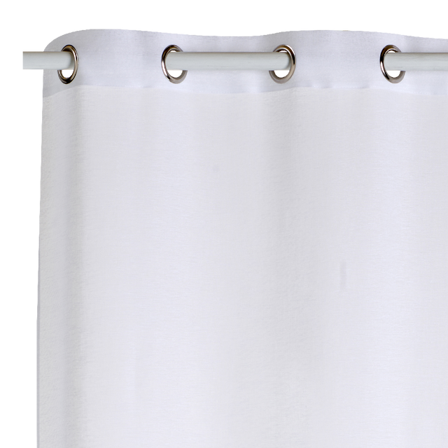 Voilage LILOU coloris blanc 140 x 260 cm