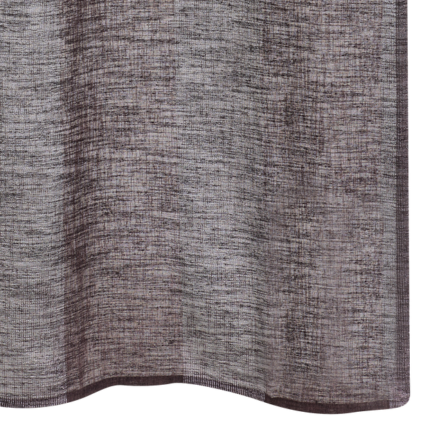 Voilage TUBUA coloris chocolat 140 x 240 cm