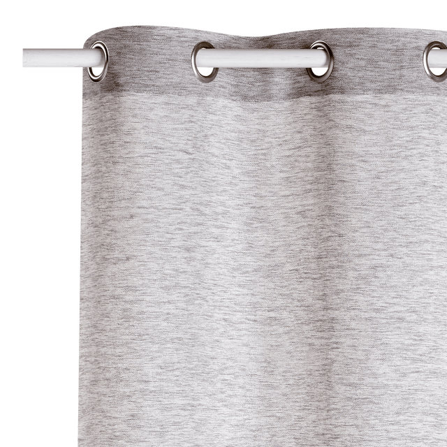 Voilage LYVAN coloris gris 140 x 240 cm