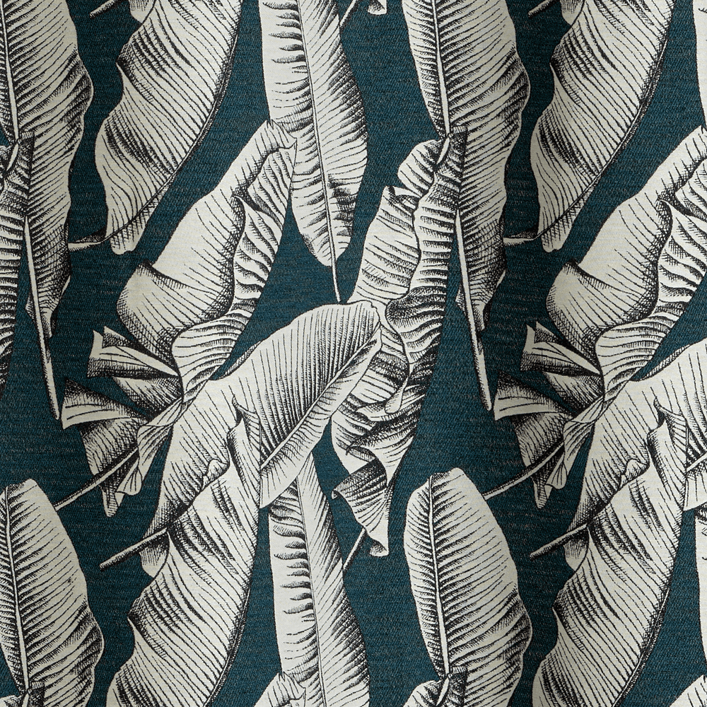 Rideau Yaho Bleu paon