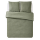 Parure de lit en gaze de coton Anokias Kaki