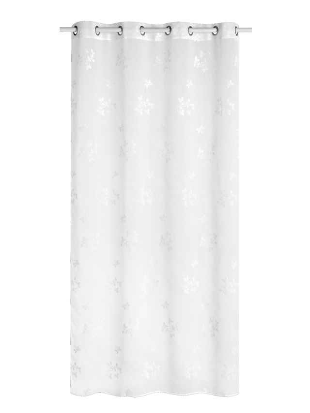 Voilage SCHAB coloris ivoire 140 x 240 cm