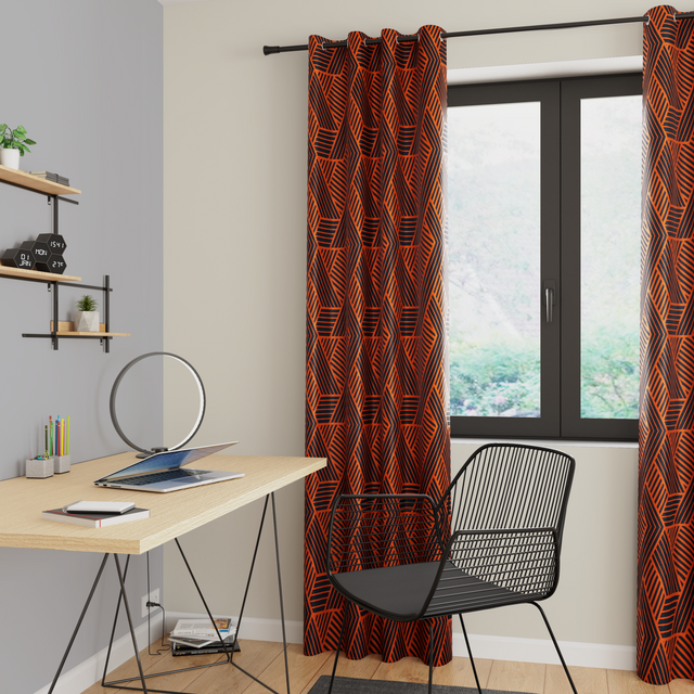 Rideau SMART coloris cognac 140 x 260 cm