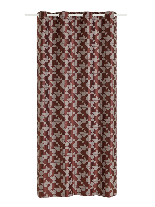 Rideau YURK coloris chocolat 140 x 260 cm