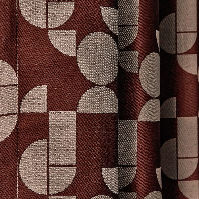 Rideau YURK coloris chocolat 140 x 260 cm