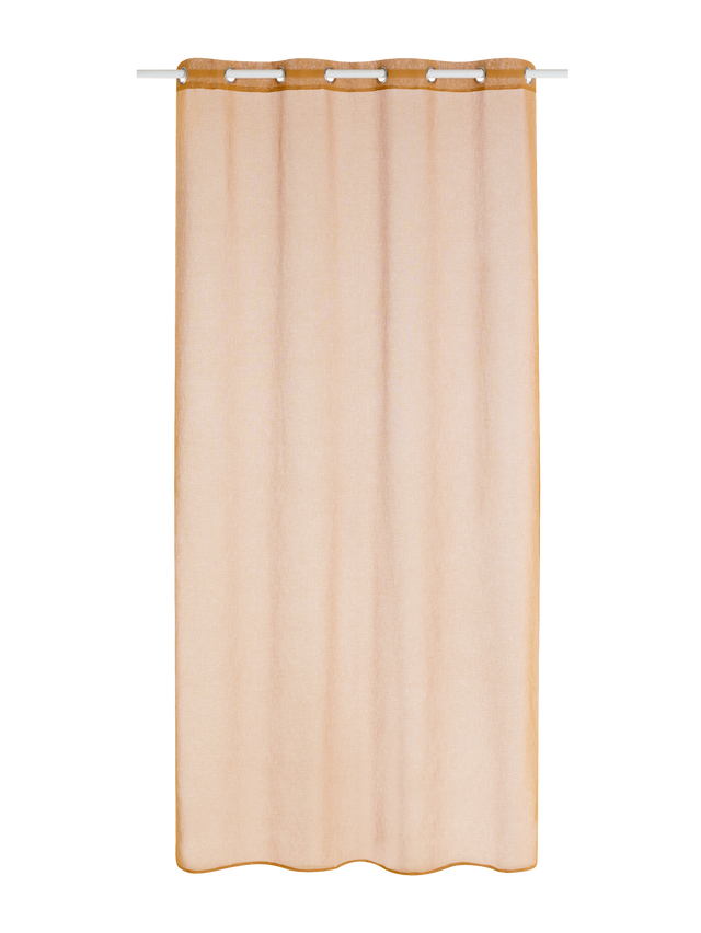 Voilage COLORS coloris ambre 140 x 260 cm