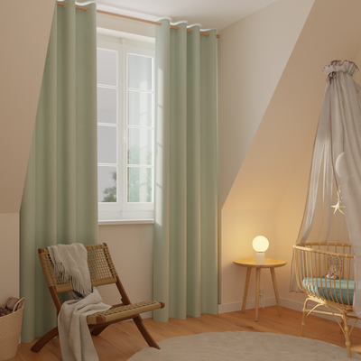 Rideau thermique Soon Kaki clair