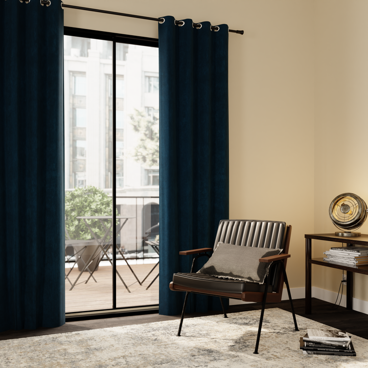 4MURS Rideau thermique Kinley Bleu paon