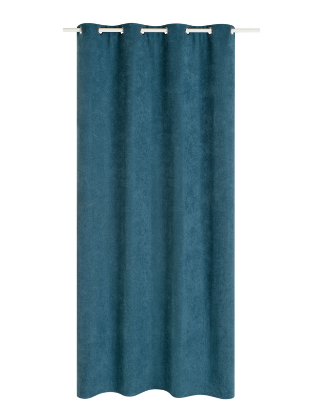 4MURS Rideau thermique KINLEY coloris bleu paon 140 x 260 cm