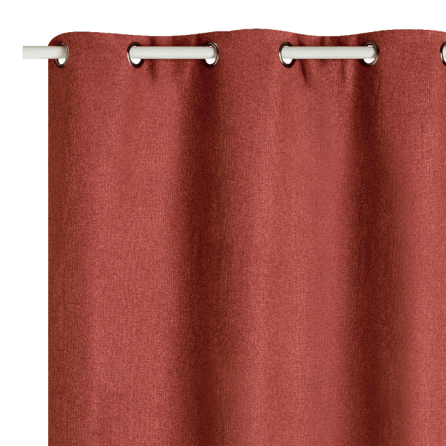 Rideau thermique ANDREA coloris terracotta 140 x 260 cm