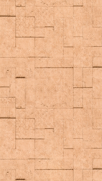 4MURS Papier peint intissé Assah Terracotta