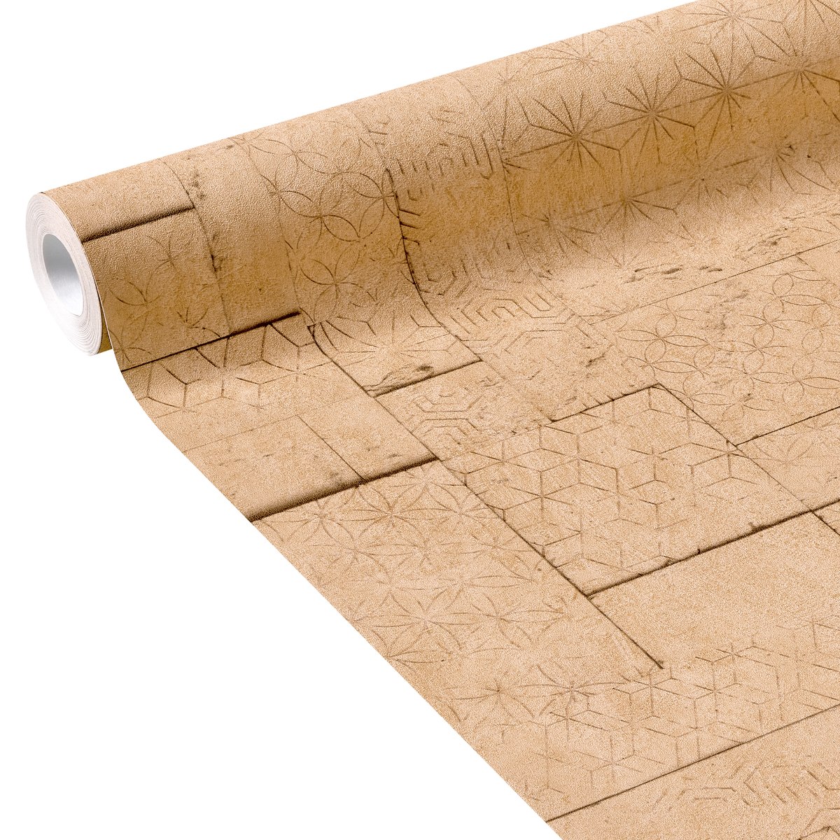 4MURS Papier peint intissé Assah Terracotta