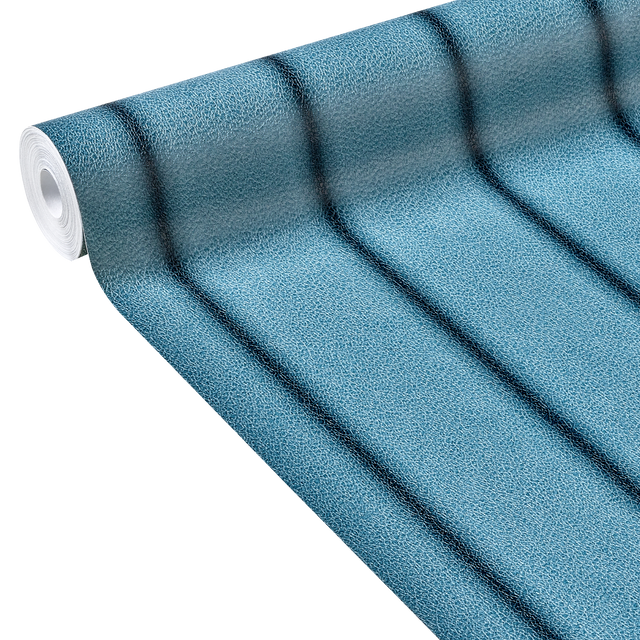 4MURS Papier peint intissé FLOYD coloris bleu moyen