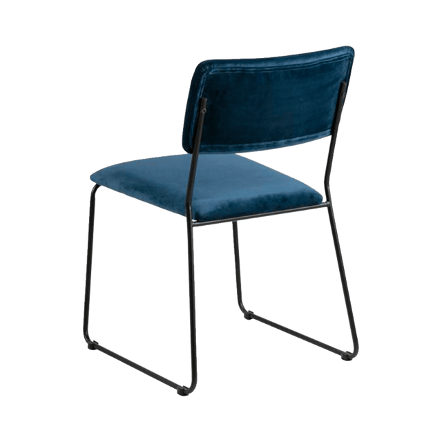 Chaise CORNELIA coloris bleu nuit