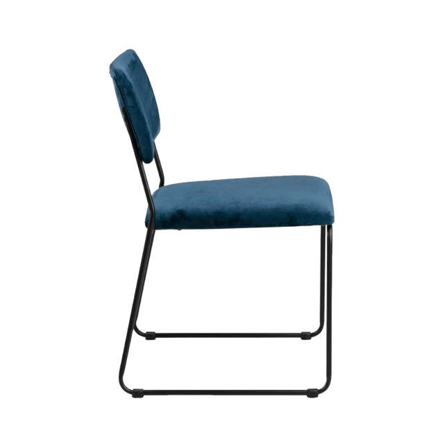 Chaise CORNELIA coloris bleu nuit