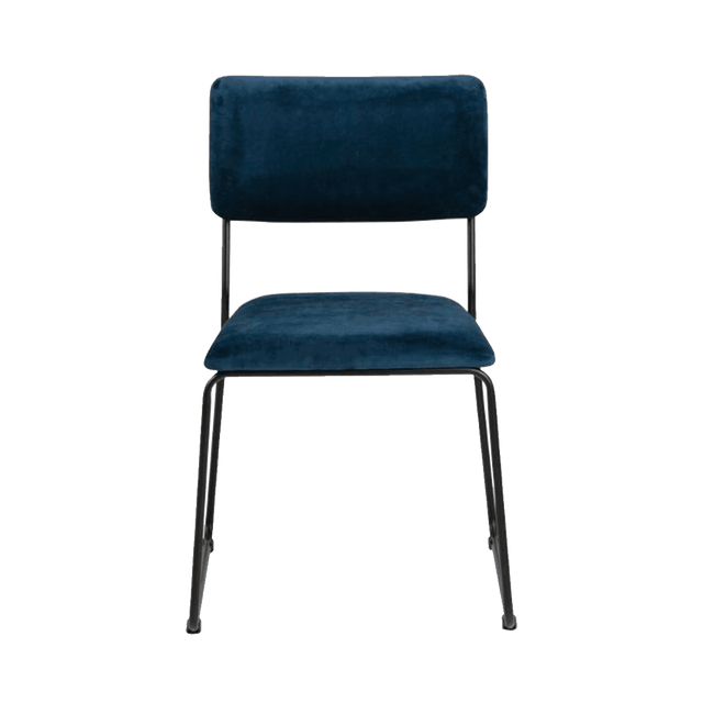 Chaise CORNELIA coloris bleu nuit