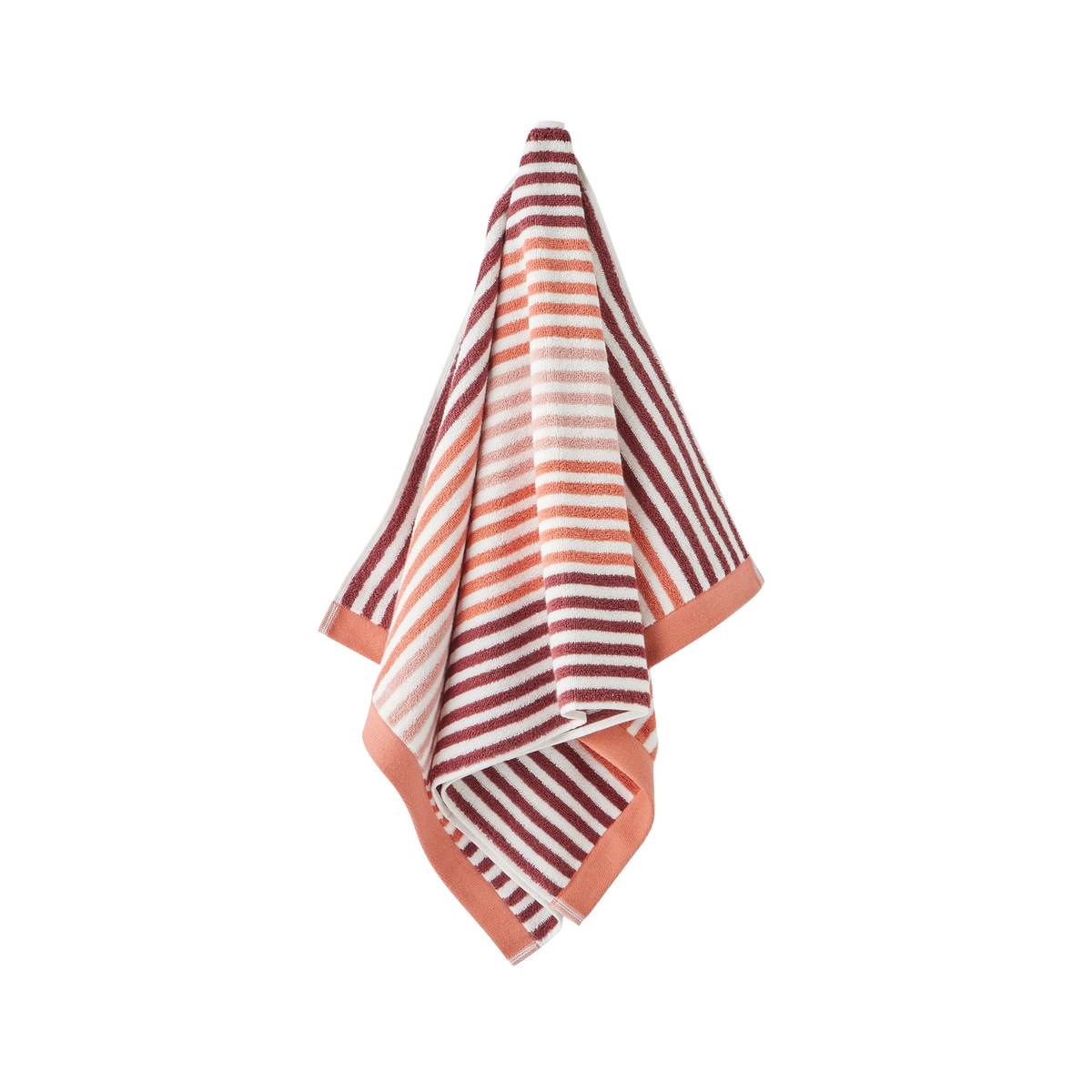 Serviette éponge Luiza Bordeaux