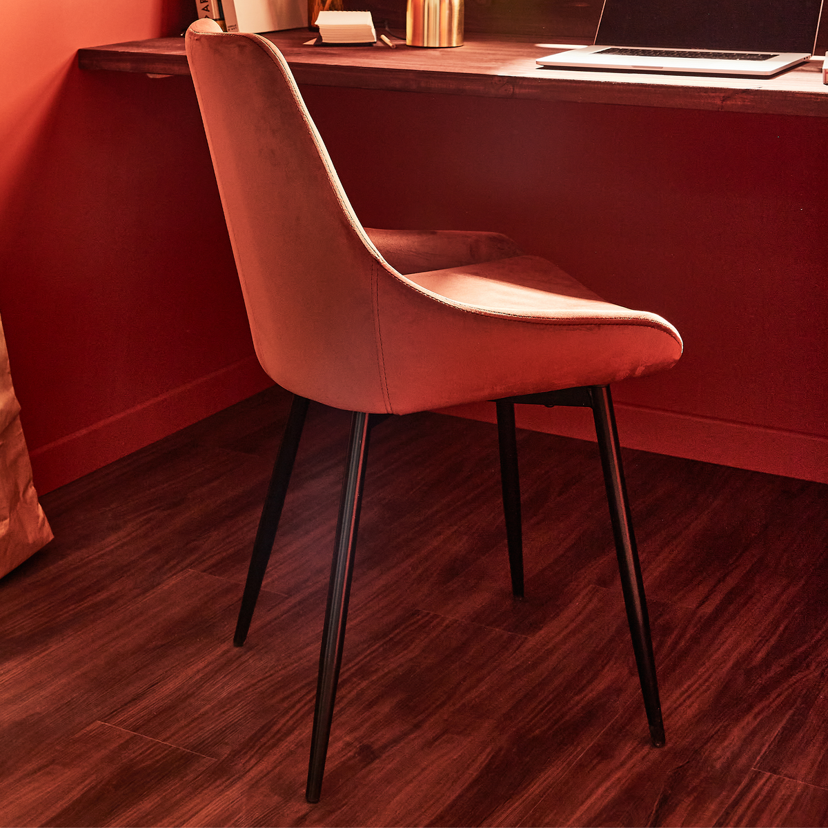 ZAGO Chaise Zelie Marron 1 place