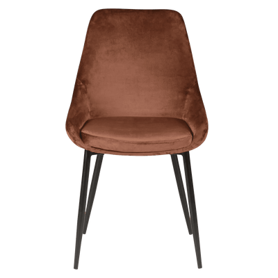 ZAGO Chaise Zelie Marron 1 place