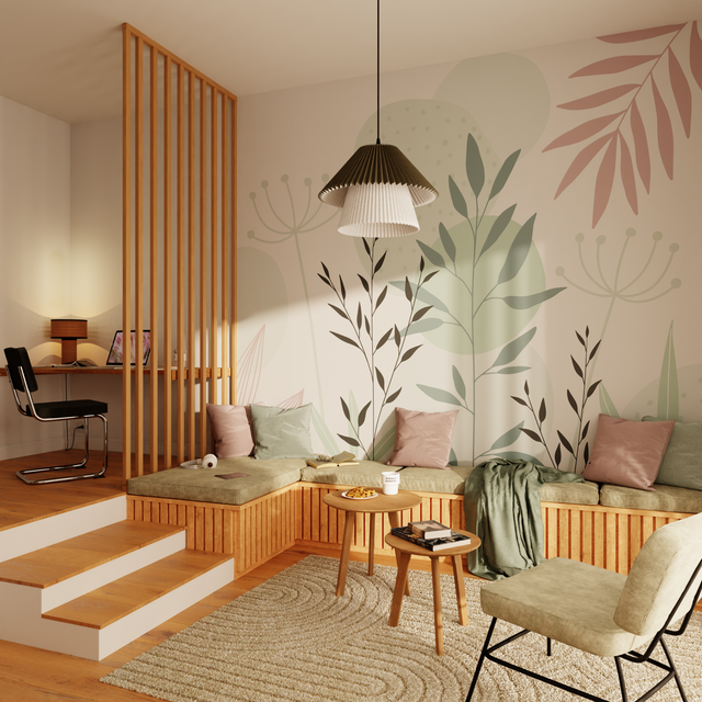 4MURS Papier peint panoramique XL ANJA 300 x 270 cm