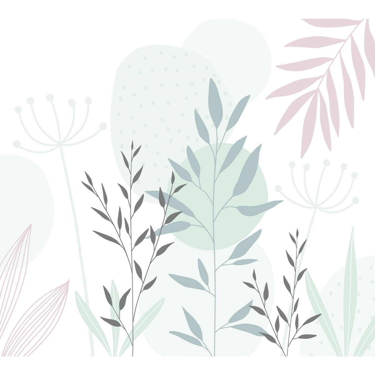 4MURS Papier peint panoramique XL Anja Multicolore Satiné