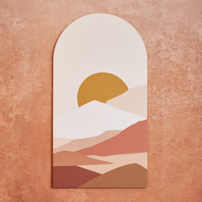 4MURS Toile imprimée Sunrise Multicolore