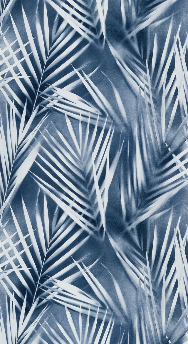 Papier peint intissé AMARA coloris bleu marine