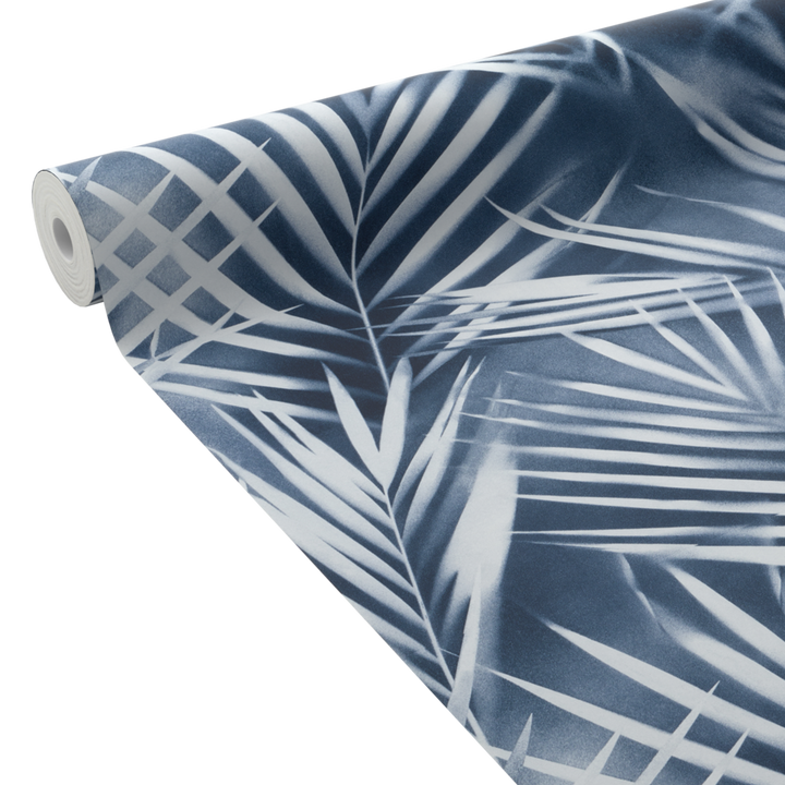 Papier peint intissé Amara Bleu marine