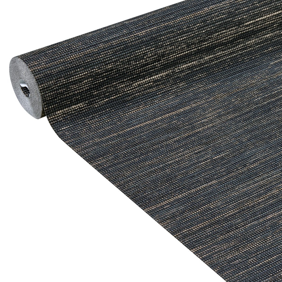 Papier peint intissé Khan Anthracite Trame