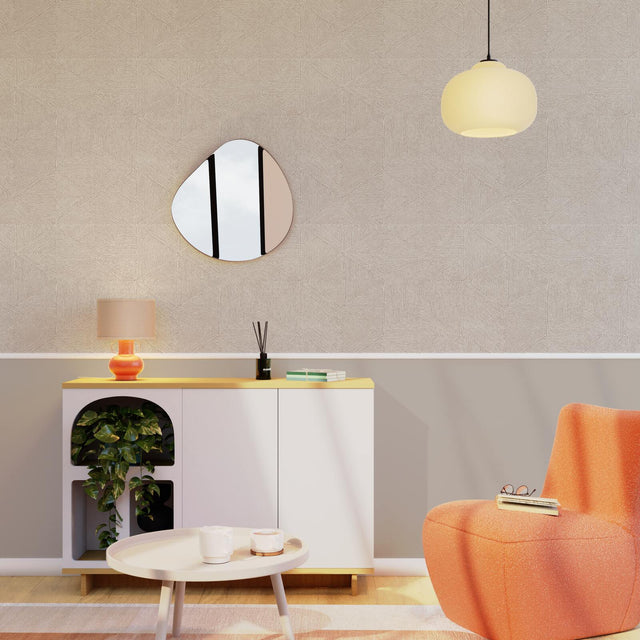 Papier peint intissé BOUBACAR coloris beige