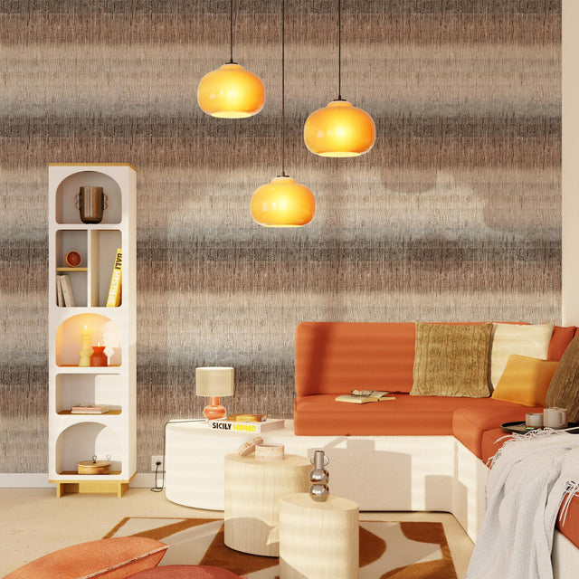 4MURS Papier peint intissé BAI SAO coloris havane