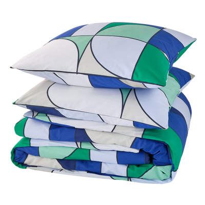 4MURS Parure de lit en toile de coton Extended Multicolore