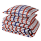 4MURS Parure de lit en toile de coton Cassan Rouge