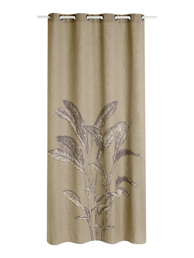 Rideau Lin CYCAS coloris sisal 140 x 260 cm