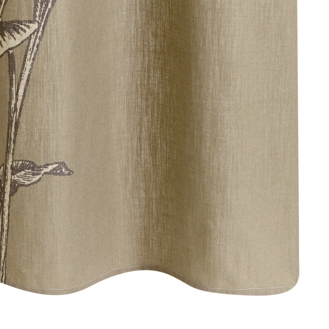 Rideau Lin CYCAS coloris sisal 140 x 260 cm