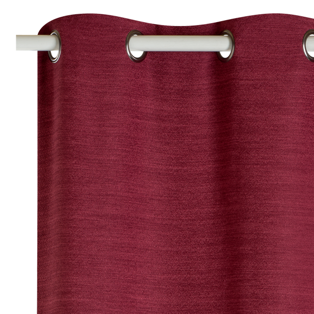 Rideau NOUK coloris marsala 140 x 260 cm