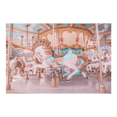 4MURS Tableau en plexiglas Manege Rose pastel