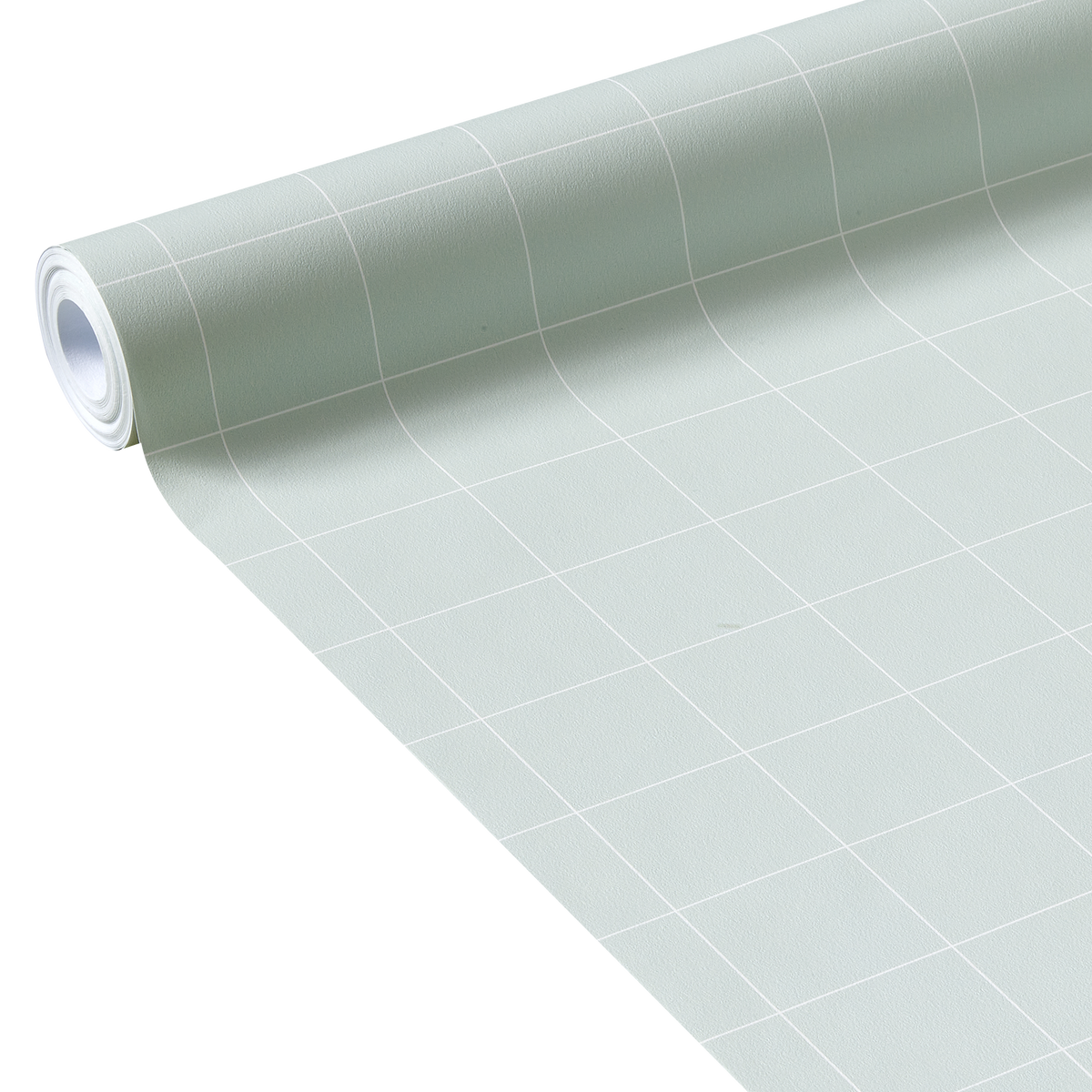 4MURS Papier peint intissé Caro Vert d’eau