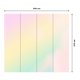 4MURS Papier peint panoramique XL Gradient Multicolore Satiné