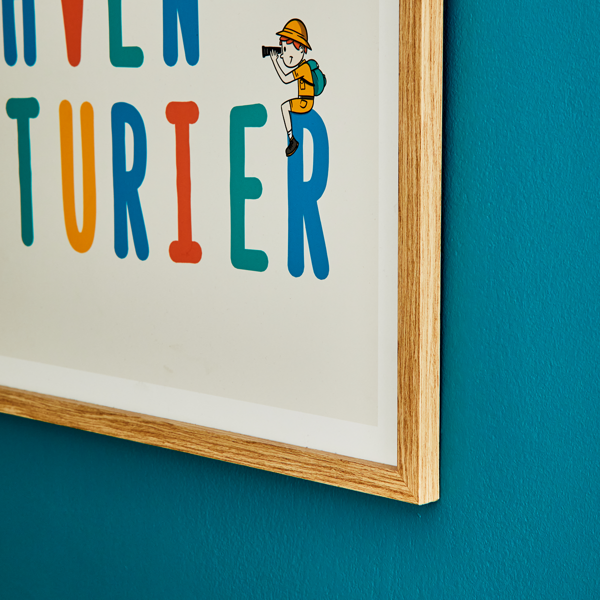 4MURS Tableau Petit aventurier Multicolore