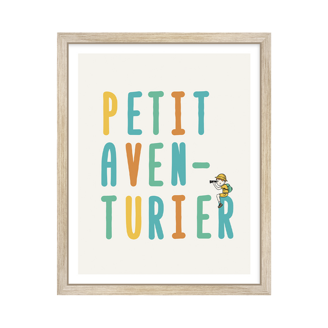 4MURS Tableau PETIT AVENTURIER coloris multicolore