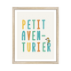 4MURS Tableau Petit aventurier Multicolore