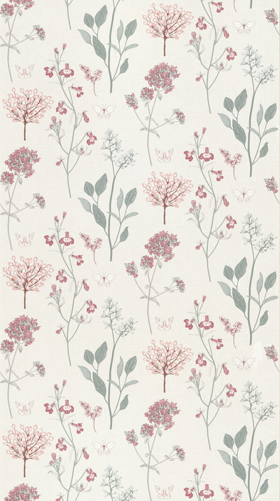 Papier peint intissé Louise Vert de gris