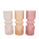 Vase Trio degrade rose Rose