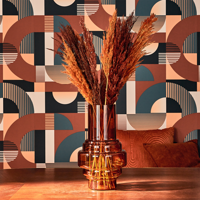 Vase Elena brown Brun