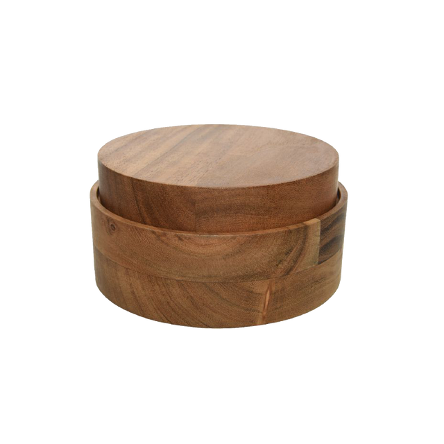 Boîte LEGNA coloris naturel diamètre 15 cm